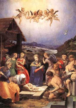 Bronzino,Agnolo/Adoration of the Shepherds